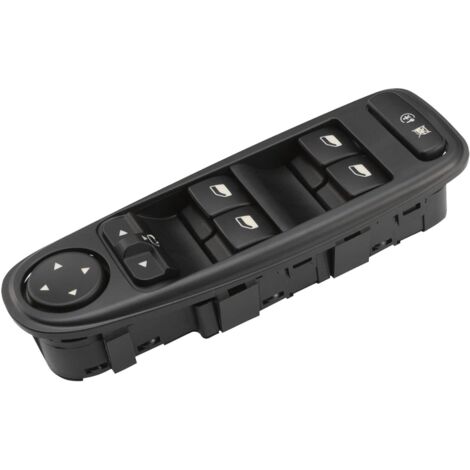 Commande Leve Vitre C4 Panneau de Contrôle Fenêtres Gauche 6554.YH Commutateur Interrupteur Bouton Lève Vitre pour Citroen C4
