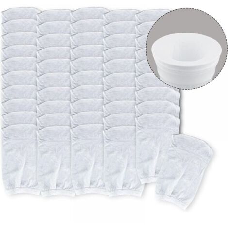 50 Pièce Chaussette Skimmer Piscine,Chaussettes Skimmer Reutilisable pour Panier Skimmer,Maille Ultra Fine,Nylon Élastiqu Pool Skimmer Socks pour Peuvent Emprisonner Pollen, Feuilles,Cheveux. (1/5)