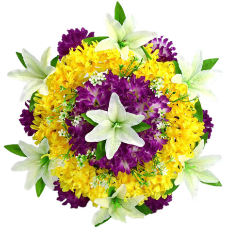 Jeffergarden Couronne de Fleurs de Cimetière en Plein Air, Porte-Guirlande pour Décorations de Fleurs de Pierre Tombale de Pierre Tombale (V) (1/5)