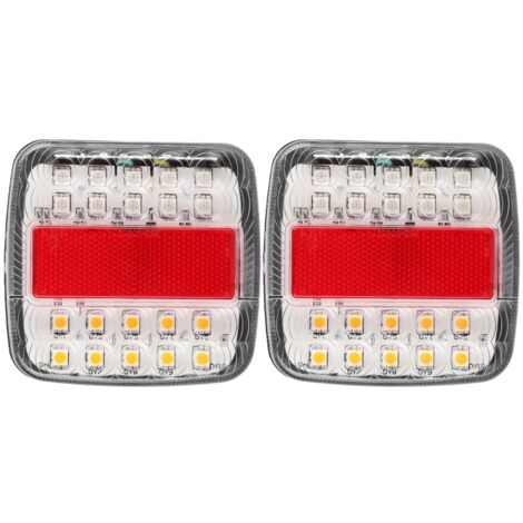 GARRYFIZH Feux de camion, feux de remorque haute luminosité 20 perles étanches et antichoc, adaptés aux camions lourds (1/5)