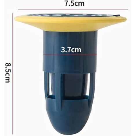Clapet Anti-odeur Pour Douche - Zaplyte 3,9x1,8 Cm - Inox