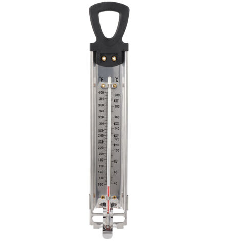 GARRYFIZH Thermomètre à double échelle °F/°C, testeur de température numérique LED suspendu et durable, idéal pour la cuisson des aliments et des viandes. (1/5)