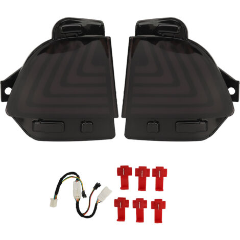 1 paire Feux arrière pare-chocs 12V pour LX 570 2016‑2019 Étanches clignotants et frein noir,de DEBUNS (1/5)