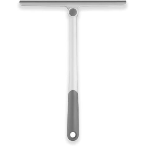 Raclette Douche en Silicone, Raclette vitré Douche Blanc,Raclette Polyvalente en Silicone pour vitres, miroirs, vitres, Portes de Douche, Pare-Brise de Voiture (1/5)