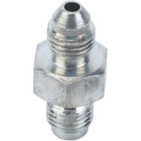 Jeffergarden Adaptateur de Raccords de Conduite de Frein, 3AN Mâle vers 3/8‑24 Adaptateur évasé inversé Raccords D'adaptateur de Frein en Métal HAF01 pour Conduite de Frein 3/16 (1/5)