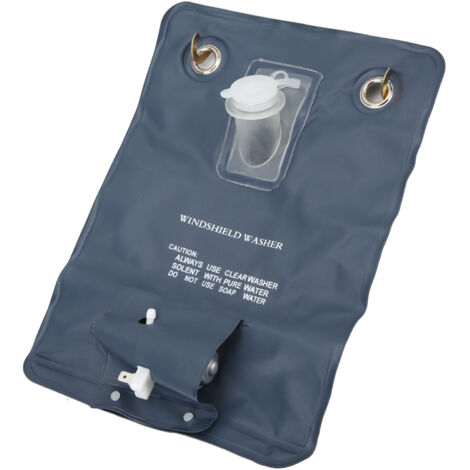 Jeffergarden Kit de lave-glace facile à remplacer pratique Kit de sac de lave-glace pratique outils de nettoyage avec pompe pour voiture 12V (1/5)