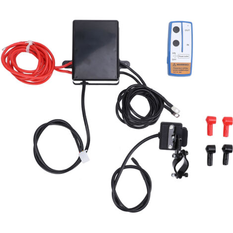 GARRYFIZH Kit de télécommande de treuil sans fil DC12 V pour voitures, véhicules tout-terrain et UTV de 910 à 2 000 kg (1/5)
