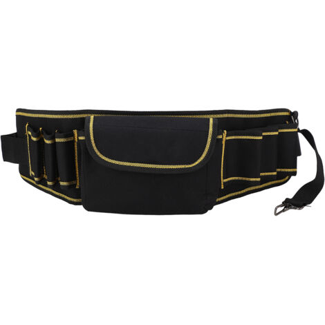 Jeffergarden Sac à outils professionnel en tissu Oxford, sac de taille pour électriciens, mécaniciens, charpentiers et artisans (1/5)
