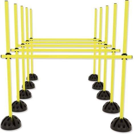 Agility Agility Grid Kit de barres de saut pour obstacles d'entraînement pour parcours d'obstacles et entraînement au saut HENGMEI