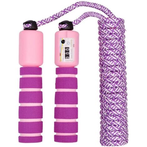 Corde à sauter pour enfants avec compteur, corde à sauter réglable pour enfants, corde à sauter pour garçons, filles, fitness et exercice (1/5)