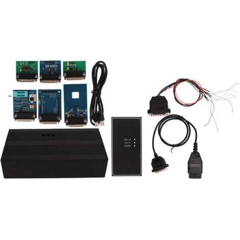 Jeffergarden Pour Iprog Plus V85 ECU programmeur adaptateurs complets prise en charge Immo kilométrage AB réinitialisation pour les automobiles (1/5)