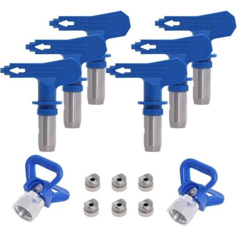 Buse Airless pulvérisation Réversible, 2X Buse siège Garde, Accessoires Buse Airless pour Pistolet à Peinture Haute Pression (Tapez 211, 315, 417, 517, 515, 523),de DEBUNS (1/5)