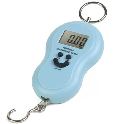 Balance électronique portable professionnelle avec crochet de pêche 40 kg par valise, couleurs variées, 1 pièce
