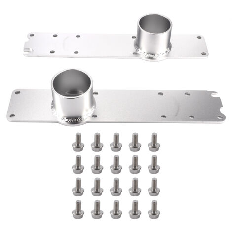 Jeffergarden Collecteur d'admission en alliage d'aluminium avec boulons F81Z-9E434-DA pour Ford F250 F350 F450 F550 7.3L 96-03Silver (1/5)