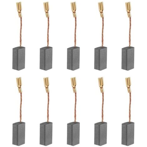 10PCS Balais de Charbon Brosse à Char-bon Moteur Outil électrique Universel Charbon pour Moteur électrique S1M-FF03-100A/6-100 A86C -16 8 5