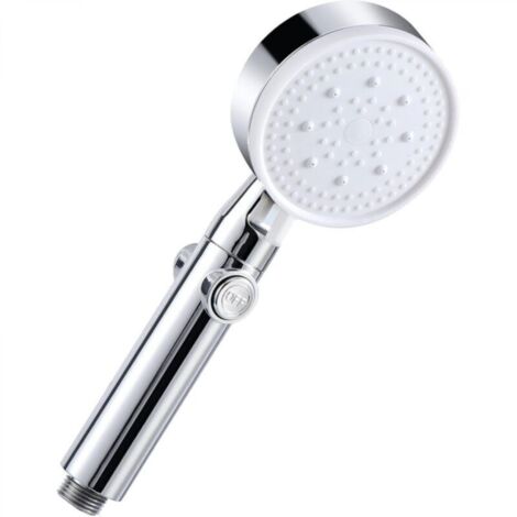 Pommeau de douche haute pression, pommeau de douche réglable à 5 modes, pommeau de douche de salle de bain avec arrêt, pommeau de douche haute pression (1/4)