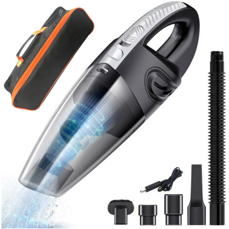 Aspirateur à main sans fil, aspirateur de bureau sans fil rechargeable 120 W, puissant aspirateur de voiture silencieux 2600 mAh, 30 minutes (1/4)