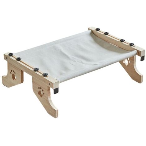 Hamac pour chat en bois (1/4)