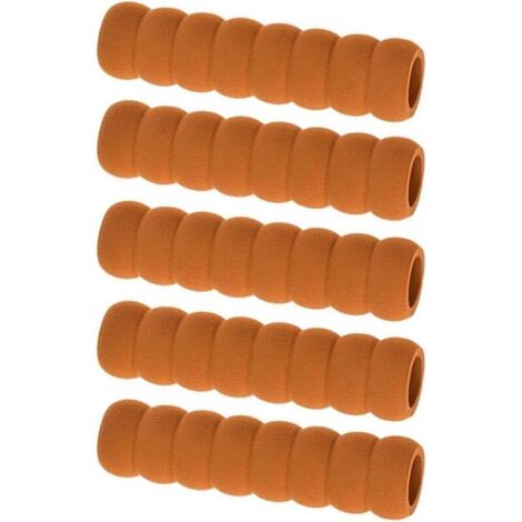 Lot de 5 housses de protection en mousse souple pour poignée de porte,Antistatique et anticollision,Brun (1/4)