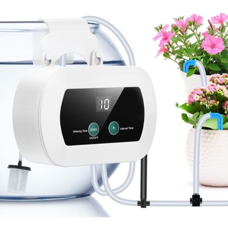 Système d'irrigation automatique - Goutte à goutte pour intérieur et jardin - Tuyau 10 m, 10 goutteurs (1/4)