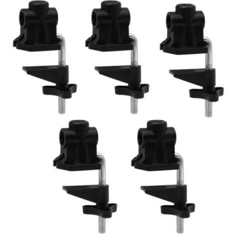 Lot de 5 pinces en C pour lampe de bureau - Pince de fixation de base pour bras oscillant (1/4)