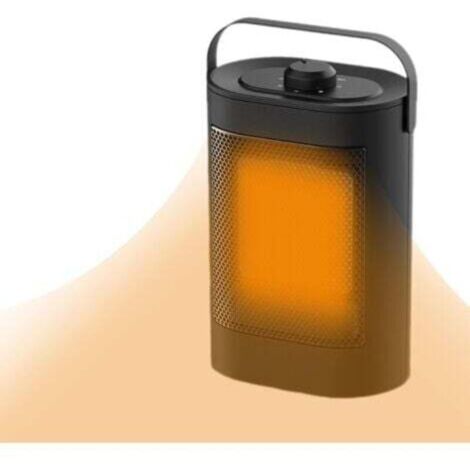 Aquecedor cerâmico com proteção contra sobreaquecimento, termostato, aquecedor elétrico de potência 1500W, interior (1/4)