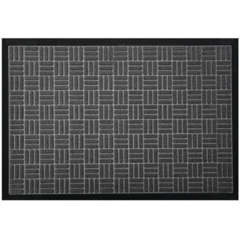 1 Tapis de Cuisine Moderne Coureur Bordé Absorbant Antidérapant Lavable Gris - 45x75 cm (1/4)