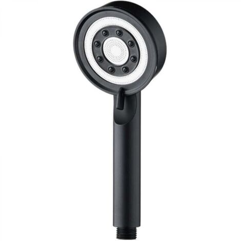 Pommeau de Douche, Pommeau Douche Anti Calcaire Économie d'Eau, Douchette Douche avec 5 modes de jet ( Misted Black) (1/4)