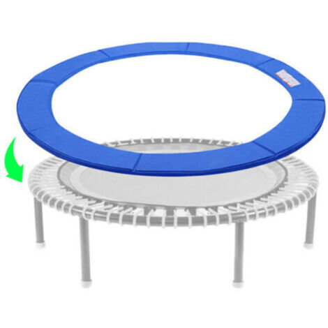 Trampoline bord couvre trampoline ressort housse de protection latérale ø305cm Bleu - Bleu, (1/4)