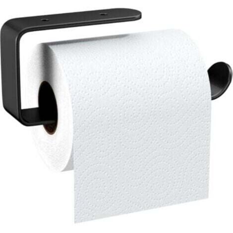 16CM Porte Papier Toilette Alliage d'aluminium Mat, Support Derouleur Papier Toilette Murale Perçage avec Vis Fixes, Stable Porte-Papier Devidoir Distributeur Toilette (1/4)