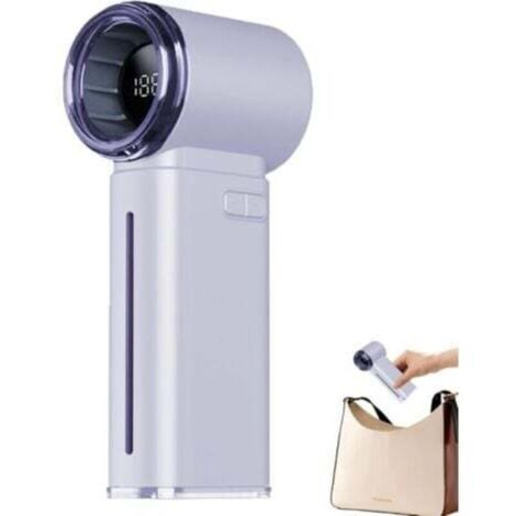 Ventilateur portatif à grande vitesse, petit ventilateur personnel rechargeable, chargement USB, outil de refroidissement (1/4)