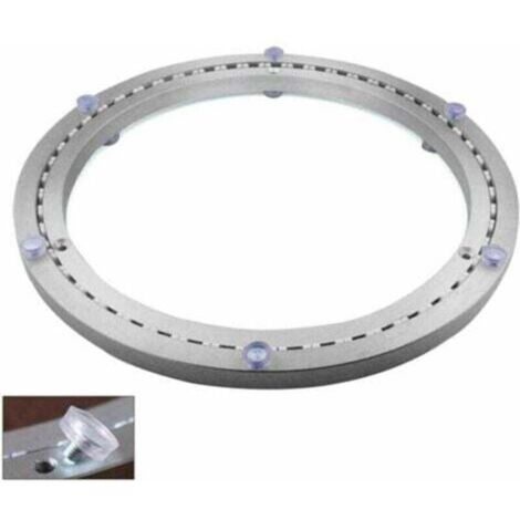 Roulement de plateau tournant en métal, base pivotante ronde, rotation à 360°, roulements à billes à une rangée, pour usage intensif, diamètre 45cm