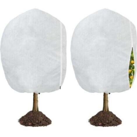 Lot de 2 Voile Hivernage Plante Exterieur, Housse Hivernage pour Plantes,Voile D'hivernage 240 X 200cm, Bache Hivernage Protection Plante Hiver pour Olivier Palmier Citronnier Arbre (1/4)
