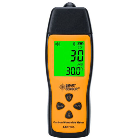 Détecteur de monoxyde de carbone - Détecteur de CO SMART SENSOR - analyseur de CO 1 000 ppm - détecteur de fuite de CO numérique