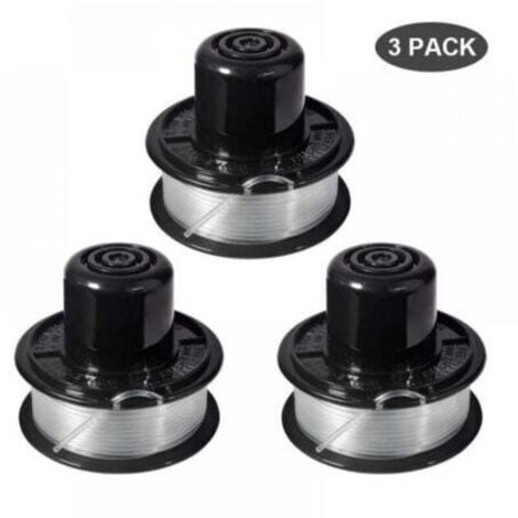 Accessoires pour tondeuse à gazon RS-136-BKP/682378-02 Bobine de rechange pour tête de coupe-herbe et enrouleur de corde de coupe-herbe (1/4)
