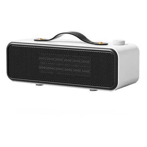 Chauffage électrique portable pour petits espaces - Pour bureau et bureau - Fonction de chauffage rapide pour temps froid en hiver - Pour lieu de travail, chambre à coucher, dortoir, maison, intérieur (1/4)