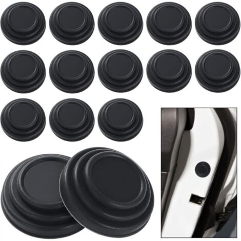 40 Pcs Joints D'Amortisseurs De Voiture, Pare-Chocs Et Porte, Autocollants Insonorisés (Black) (1/4)