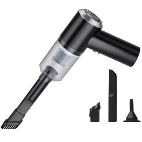 3000Pa Mini Aspirateur à Main sans Fil, 30w Petit Aspirateur de Voiture Portable Puissant pour Voiture,Cuisine,Noir (1/4)