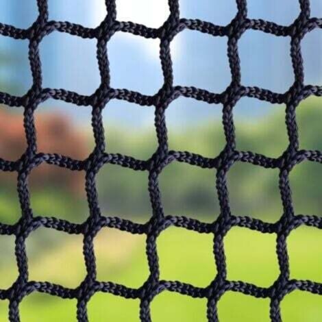Filet de sécurité pour enfants, animaux domestiques, escaliers, balcons, balustrades, filet de protection pour aires de jeux, filet de sport, filet de baseball, noir,2mx3m