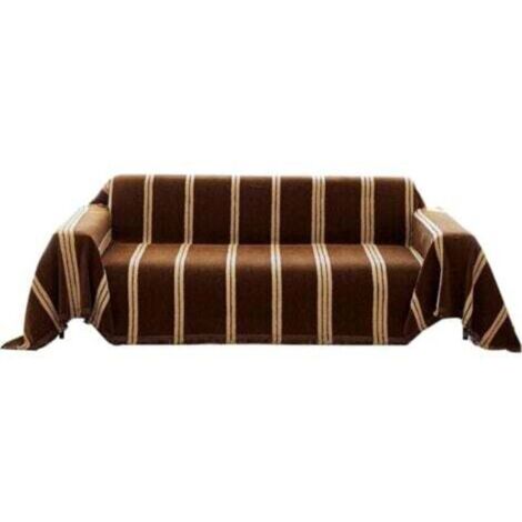 Housse de Canapé Clic Clac Réversible 3 Places 260x180 cm,Couverture en Chenille Épais Anti-déchirure pour Familles (1/4)
