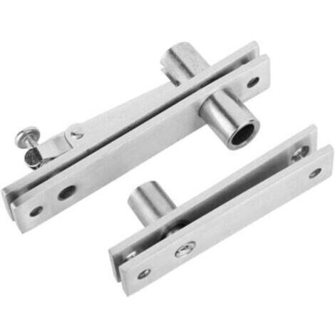 Charnière à Pivot de Porte en Acier Inoxydable Stainless Steel Hinge Système de Quincaillerie de Meubles Robuste de Rotation de 360 Degrés pour Por (1/4)
