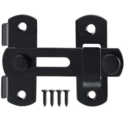 Loquet de porte de grange crochet porte coulissante,verrou porte coulissante crochet sécurité porte pour fenêtre armoire à vin salle de bain