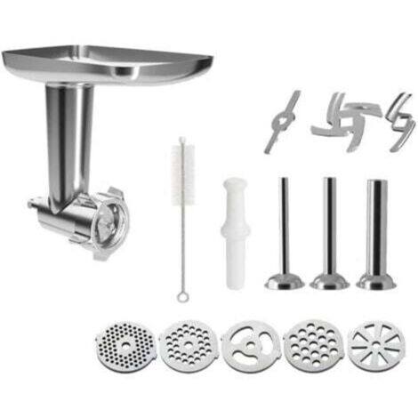 Acier Inoxydable Hachoir à Viande pour KitchenAid Robot Pâtissier Accessoires