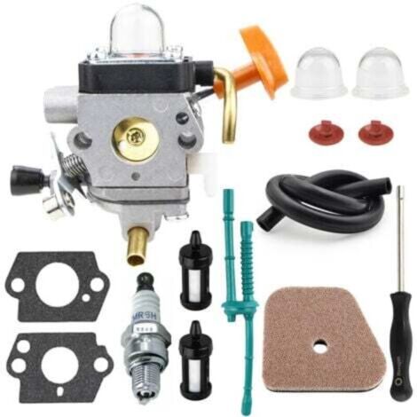 Carburateur pour Stihl FS87 FS90 FS100 FS110 FS130 HL95 HT100 HT101 KM90 KM100 KM110 SP90 Débroussailleuse Tondeuse Séries avec Bougie d'Allumage Filtre à Air Filtre à l'huile