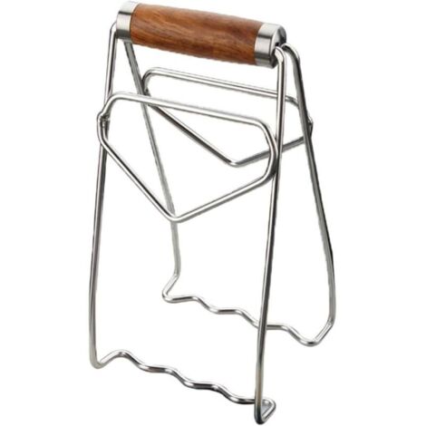 Pince à Bol en Acier Inoxydable 304 Résistante à la Chaleur Multifonctionnelle pour Plats et Bols Chauds Pince Cuisine Pratique et Portable pour Cuisson Compatible Micro-Ondes (1/4)