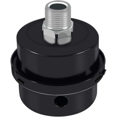 Silencieux de compresseur d'air, silencieux en métal du silencieux du filtre d'aspiration du silencieux,pièces de rechange de filtre de compresseur d'air, accessoires de silencieux de compresseur d'ai