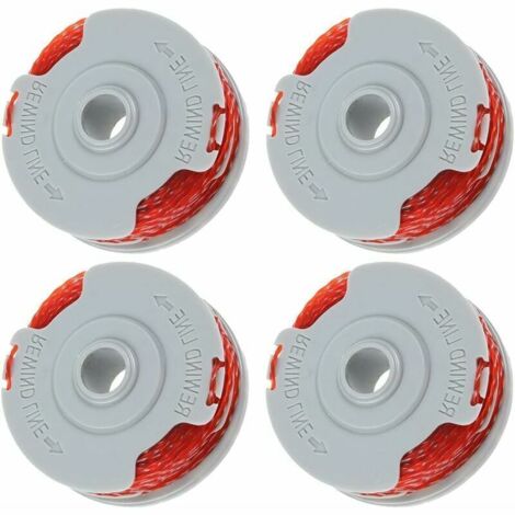 Lot de 4 Bobine Fil Coupe Bordure pour Flymo FLY021 Bobine de Fil Debroussailleuse Bobine de Rechange pour flymo Coupe Bordure 36ft/1,5 mm..DEBUNS