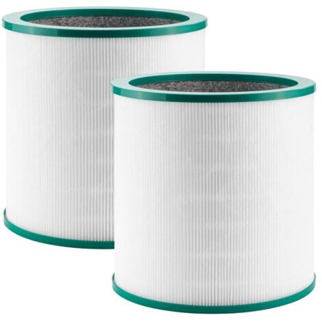 Lot de 2 filtres HEPA pour purificateur d'air Dyson TP02 Pure Cool Link TP01, TP02, TP03, AM11, BP01