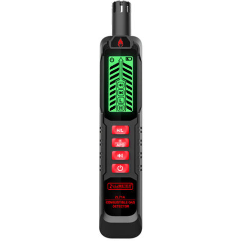 Détecteur portable fuites gaz combustibles, testeur fuites gaz naturel, analyseur concentration gaz portable, testeur gaz avec alarme sonore et lumineuse,de DEBUNS