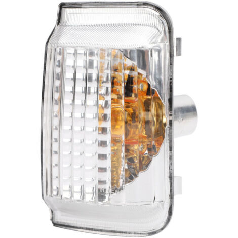 Boîtier de clignotant de rétroviseur latéral, lentille transparente en polycarbonate, cache de clignotant de rétroviseur extérieur pour Ducato (2006-2024) Droite : 6325H1, 71748253, 71748255,de DEBUNS